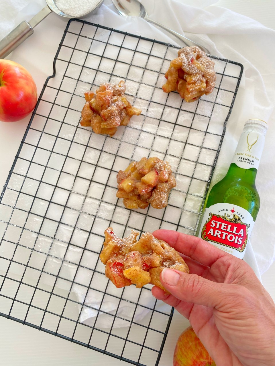 Jacques Pepin's Apple Fritters